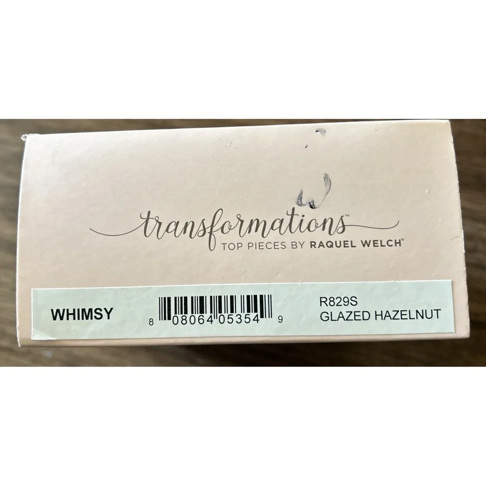 Raquel Welch Transformations Hair Topper R829S Whimsy Glazed Hazelnut Top Piece‎